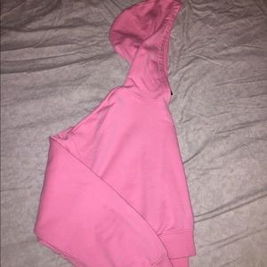 Bubblegum cropped hoodie